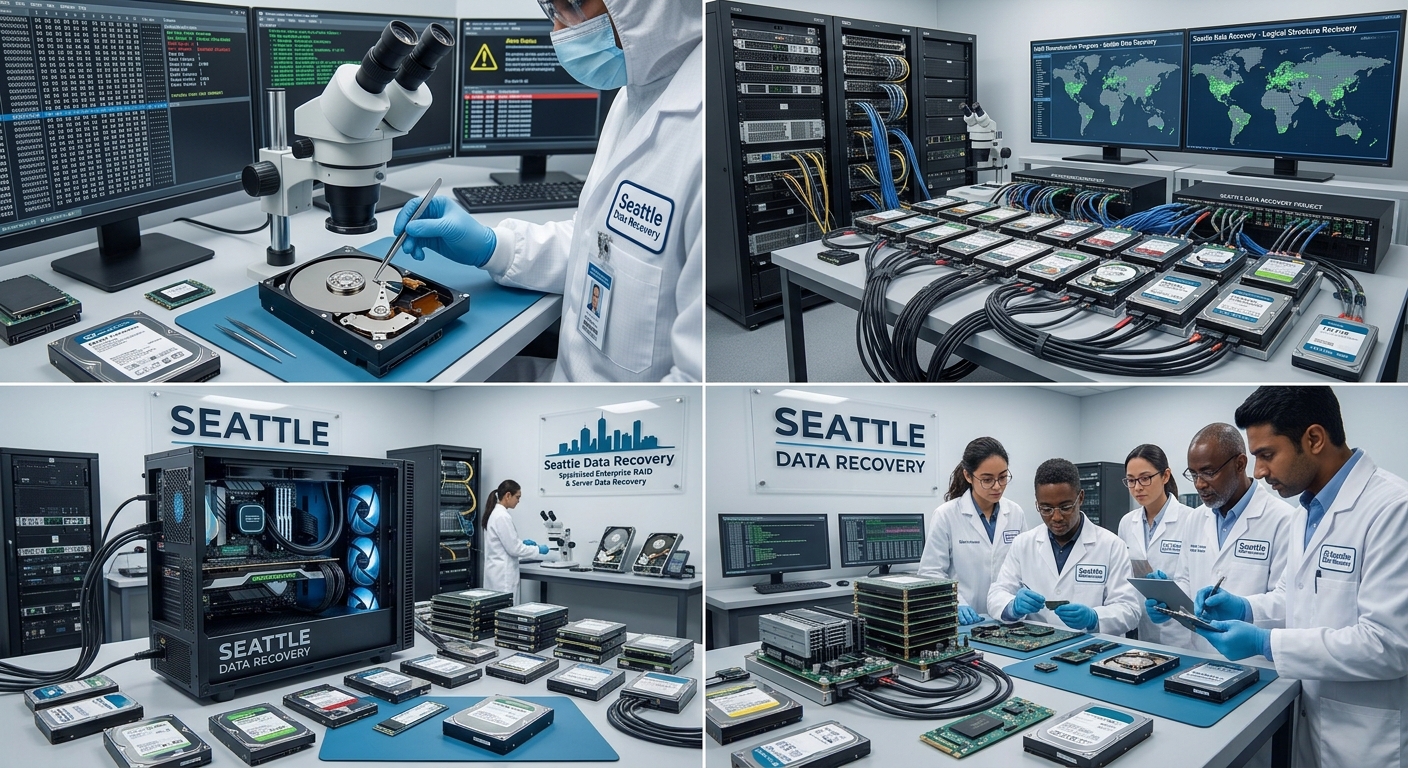 Seattle Data Recovery restores enterprise RAID arrays in Washington State.